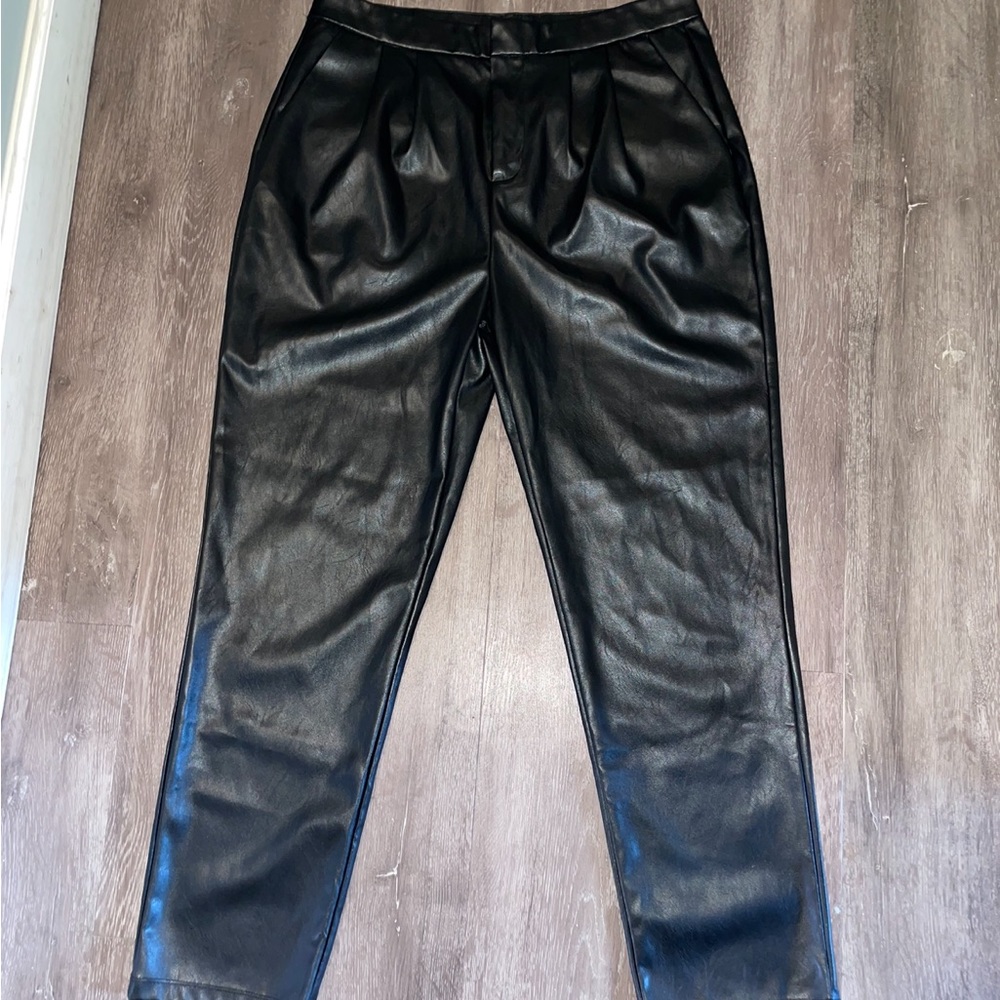 Faux Leather Pants